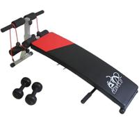 Panca Inclinata per Flessioni e Sit Up: Panca Regolabile per Flessioni su Panca e Sit Up su Panca Inclinata - Allenamento Completo per Addominali e Glutei