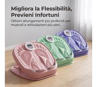Panca Inclinata Regolabile per Stretching Polpacci e Home Fitness, per Yoga