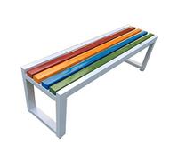 Panca lunga per esterni, sgabello per il tempo libero in legno massello per parchi, stadi, palestre e giardini - perfetto per riposare le scarpe