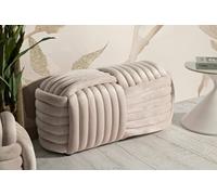 Panca Marokopa, Panchina Multiuso, Seduta per Ospiti, Cassapanca Multifunzione, 90x45 h45 cm, Rosa