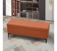 Panca moderna per camera da letto, con contenitore, panca per ingresso con cuscino, panca per cambio scarpe, sgabello da prova, divano, sgabello, sgabello moderno per negozio di abbigliamento e