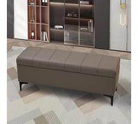 Panca moderna per camera da letto, con contenitore, panca per ingresso con cuscino, panca per cambio scarpe, sgabello da prova, divano, sgabello, sgabello, sgabello, negozio di abbigliamento moderno