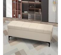 Panca moderna per camera da letto, con contenitore, panca per ingresso con cuscino, panca per cambio scarpe, sgabello da prova, divano, sgabello, sgabello moderno per negozio di abbigliamento e