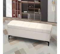 Panca moderna per camera da letto, con contenitore, panca per ingresso con cuscino, panca per cambio scarpe, sgabello da prova, divano, sgabello, sgabello moderno per negozio di abbigliamento e