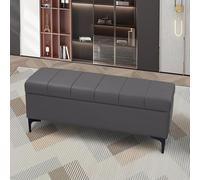 Panca moderna per la fine del letto con contenitore, panca per ingresso con cuscino, panca per cambio scarpe, sgabello da prova, divano, sgabello, sgabello, sgabello moderno per negozio di