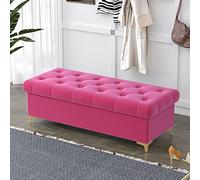 Panca moderna per scarpe, rettangolare, per ingresso e camera da letto, elegante fasciatoio per soggiorno, mobili multifunzionali con spazio nascosto