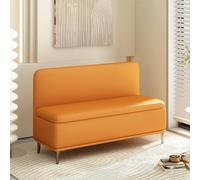 Panca moderna Sto con cuscini per ingresso, camera da letto, soggiorno, versatile scarpiera e soluzione per sedute mobili eleganti e funzionali per uso interno.