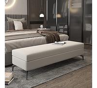 Panca multifunzionale per scarpe, ottomana - seduta in finta pelle con sollevamento, mobili decorativi per ingresso e poggiapiedi