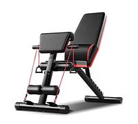 Panca multifunzione regolabile per palestra a casa, attrezzatura fitness pieghevole all-in-one per allenamento completo del corpo e estensione della schiena