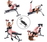 Panca multiuso per pesi con elastici Hms