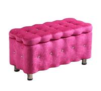 Panca ottomana con contenitore, versatile soluzione per soggiorno, camera da letto o ingresso, per cambiare le scarpe e comodo luogo di riposo