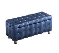 Panca ottomana con contenitore, versatile soluzione per soggiorno, camera da letto o ingresso, per cambiare le scarpe e comodo luogo di riposo