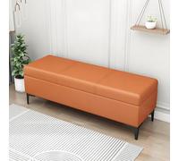 Panca ottomana con seduta, panca imbottita per ingresso, camera da letto e soggiorno, soluzione elegante per riporre oggetti, 80 x 40 cm