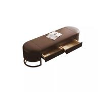 Panca ottomana di lusso, elegante poggiapiedi con funzione cambio scarpe, ideale per ingresso di casa, camera da letto o come panca da divano, offre un elegante gradino e un vano portaoggetti