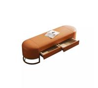 Panca ottomana di lusso, elegante poggiapiedi con funzione cambio scarpe, ideale per ingresso di casa, camera da letto o come panca da divano, offre un elegante gradino e un vano portaoggetti
