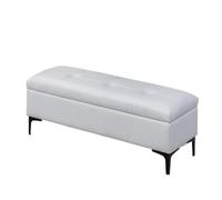 Panca ottomana in pelle sintetica in poliuretano, larghezza 40 cm, rettangolare, con coperchio, elegante scarpiera da ingresso, supporta fino a 150 kg, ideale per soggiorno e camera da letto (E 60 x