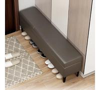 Panca ottomana lunga con scatola apribile, seduta imbottita per ingresso, sgabello impermeabile per camera da letto, 80 cm