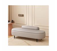 Panca ottomana moderna rettangolare in pelle per la camera dei bambini, elegante seduta con spazio per i sogni, ideale per sala giochi o camera da letto, durevole e funzionale