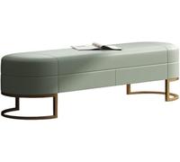 Panca ottomana portaoggetti per camera da letto, sgabello in vera pelle con contenitore nascosto, perfetta per soggiorno e corridoio, soluzione per sedersi alla fine del letto