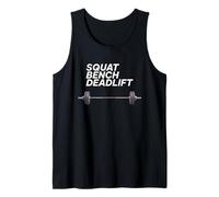 Panca per Allenamento di Forza, Squat, Powerlift Canotta