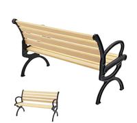 Panca Per Bambole In Miniatura - 9,3x4,5x5,7cm 1:12 Mobili Da | Accessorio Paesaggistico Per Giardino Fatato Per La Decorazione Della Casa Delle Bambole | Mini Panca Da Giardino Giocattolo Per B