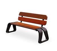Panca per Mobili da Giardino Nordic Park Chair Outdoor Bench Landscape Garden Garden Doppia sedia for il tempo libero in legno massello Sedia for il tempo libero for interni commerciali Panchina da Es