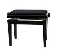 Pianoforte - Panca Per Piano Deluxe - Nero Lucido - Sedile Nero