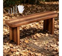 Panca per Piede Letto in Legno Stile Classico Sgabello Spogliatoio Panchina da Interno Ingresso Salotto Soluzioni di Seduta Panchetta Bassa per Casa o Negozio 60 80 90 100 120 150cm(L100xW20xH15cm)