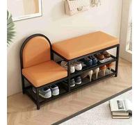 Panca per riporre scarpe, panca per scarpiera con sistema push-pull, panca nascosta alla fine del letto, sgabello per cambiare scarpe, organizer per scarpe per ingresso, corridoio, camera da letto