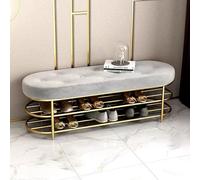 Panca per Scarpe da Ingresso Sgabello per Scarpe Panca portascarpe in Velluto Decorazione Domestica Scarpiera Panca Lunga con Sedile in Velluto Organizzatore di stoccaggio per Armadio del corridoio