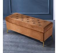 Panca per scarpe, ottomana, con rivestimento in velluto, poggiapiedi trapuntato, per camera da letto o ingresso moderno