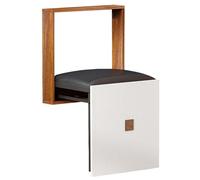 Panca per scarpe pieghevole da parete, sgabello compatto per un facile cambio scarpe, design invisibile per ingresso, mobile salvaspazio per ingresso