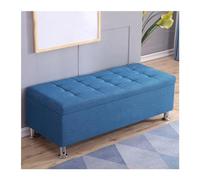 Panca per scarpe Sgabello for divano rettangolare Sgabello for lustrascarpe Sgabello da comodino Sgabello portaoggetti multifunzionale Sgabello for camerino Ideale per riporre le scarpe(Color:Blue,Siz