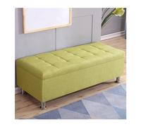 Panca per scarpe Sgabello for divano rettangolare Sgabello for lustrascarpe Sgabello da comodino Sgabello portaoggetti multifunzionale Sgabello for camerino Ideale per riporre le scarpe(Color:Green,Si