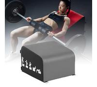 Panca per spinta dell'anca, schiuma e cuscinetto in vinile, ponte glutei, macchina per esercizi a casa, palestra, allenamento totale del corpo