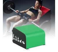 Panca per spinta dell'anca, schiuma e cuscinetto in vinile, ponte glutei, macchina per esercizi a casa, palestra, allenamento totale del corpo