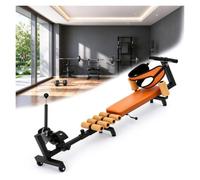 Panca per stretching schiena, Tavolo trazione decompressione spinale | Trazione regolabile, rulli imbottiti, cinghie fissaggio, allevia tensione dorsale, con ruote