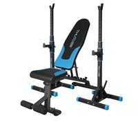 Panca pesi - panca fitness ripiano bilanciere regolabile in altezza...
