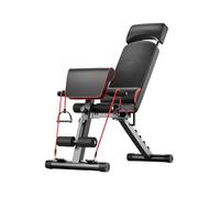 Panca Pesi Regolabile 13 In 1, Pieghevole For Allenamento Della Forza Con Fasce Di Resistenza, Da Multifunzionale For Esercizi For Tutto Il Corpo, For Palestra Casa