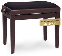 Panca Pianoforte Sgabello Tastiera Panchetta Sedia Regolabile Palissandro Opaco