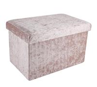 Panca pieghevole 49x30x30 cm Ottomana Sgabello Seduta Cubo Scatola di stoccaggio