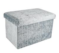 Panca pieghevole 49x30x30 cm Ottomana Sgabello Seduta Cubo Scatola di stoccaggio