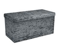 Panca pieghevole 76x38x38 cm Ottomana Sgabello Seduta Cubo Scatola di stoccaggio