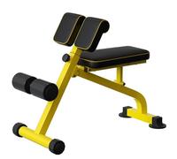 Panca pieghevole per esercizi di allenamento iper allungamento della schiena, sedia romana, regolabile situp, declino, panca piatta, attrezzatura versatile per il fitness a casa