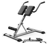 Panca pieghevole regolabile per iperestensione per palestra domestica, rinforza i glutei e glutei lombari, sedia romana compatta per allenamento di base