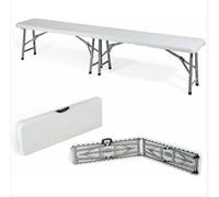 Panca Pieghevole Valigetta 193x28x44 cm - Richiudibile con Maniglia