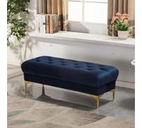 Panca poggiapiedi letto con contenitore, panca portaoggetti in velluto, panca portaoggetti imbottita, panca corridoio ingresso, panca portaoggetti camera da letto, pouf contenitore quadrato ( Color :