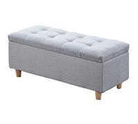 Panca poggiapiedi Pieghevole con scarpiera - Contenitore Multifunzionale per Coperte e Sgabello per Camera da Letto, Soggiorno, Ingresso, Elegante Soluzione di Seduta e stoccaggio