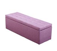 Panca poggiapiedi pieghevole, multifunzionale, per camera da letto e corridoio, design compatto, colore viola, salvaspazio (dimensioni: 60 x 40 x 40 cm)
