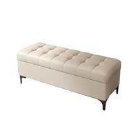 Panca portaoggetti con cuscino, scarpiera multiuso per ingresso, camera da letto e soggiorno, 100 cm, soluzione per mobili elegante e funzionale